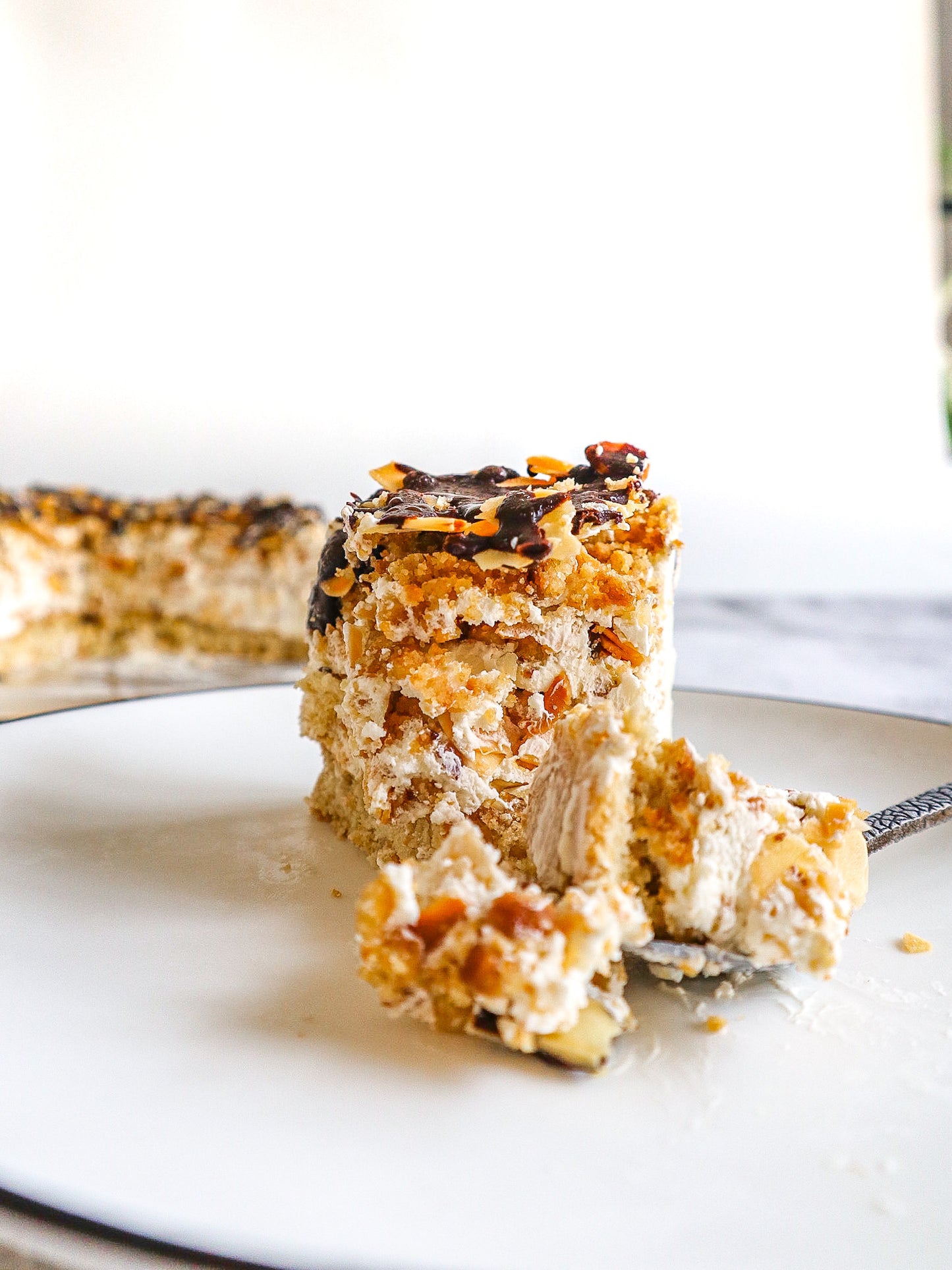 Almond & Dark Chocolate Sans Rival Cake