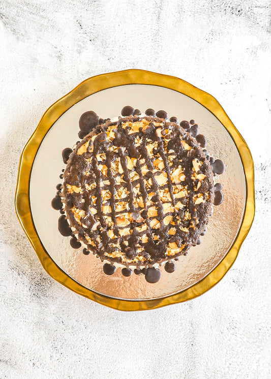 Almond & Dark Chocolate Sans Rival Cake (sugar-free)