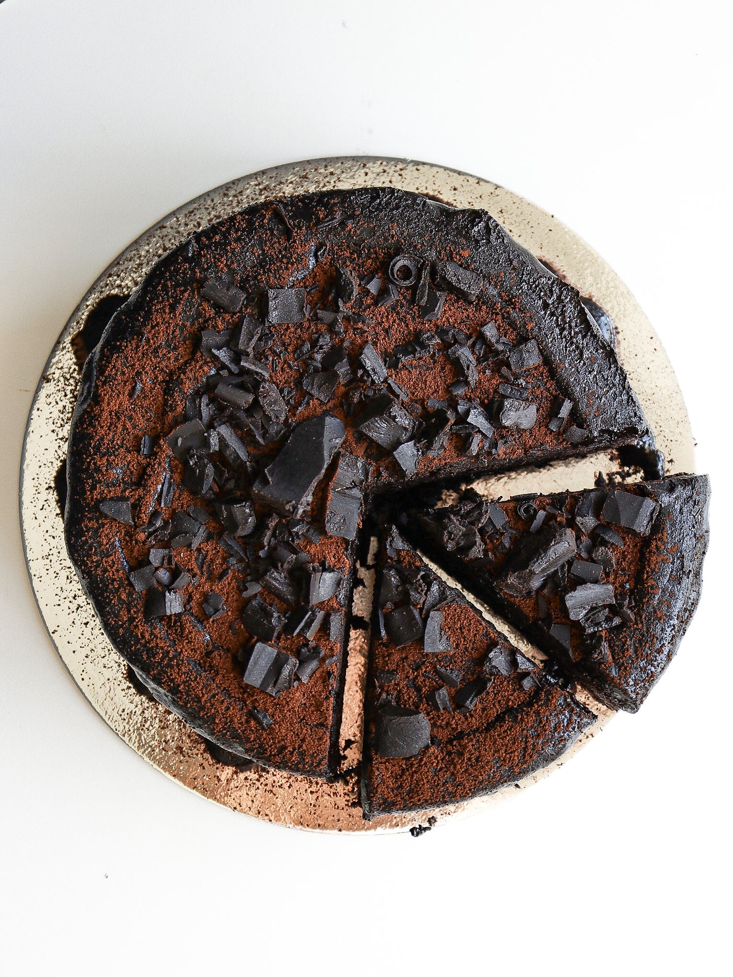 Drunken Triple Dark Chocolate Protein Cake (sugar-free/monk fruit sweetener, high protein)