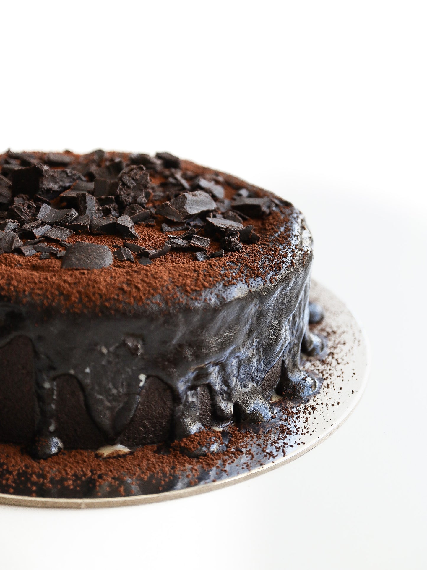 Drunken Triple Dark Chocolate Protein Cake (sugar-free/monk fruit sweetener, high protein)